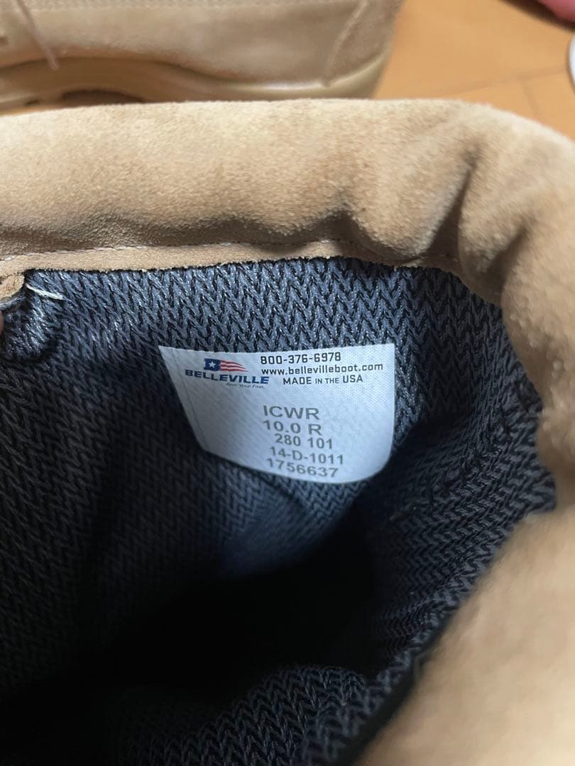 激レア表面全本革　新品　米軍　BELLEVILLE GORE–TEX 28cm