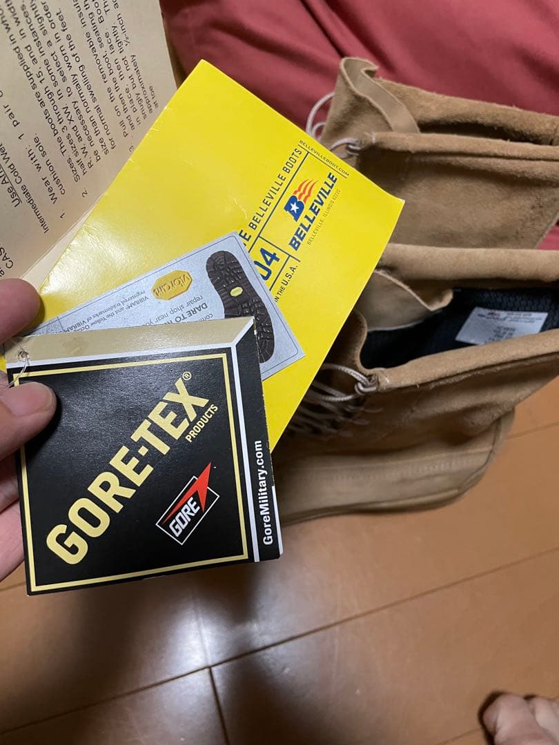 激レア表面全本革　新品　米軍　BELLEVILLE GORE–TEX 28cm
