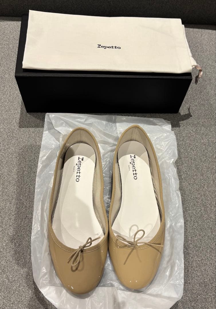 Repetto レペット バレリーナシューズ カシミアベージュ 38.5