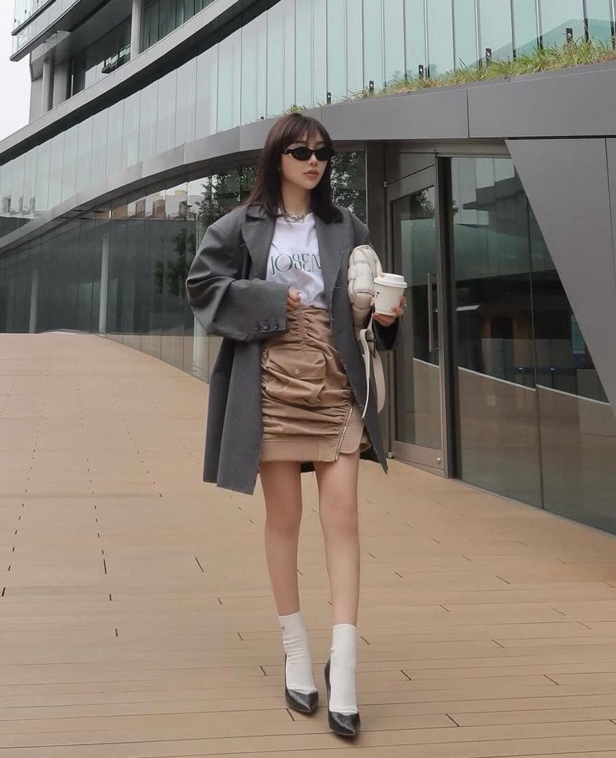 スカート MA-1 LIKE MINI SKIRT