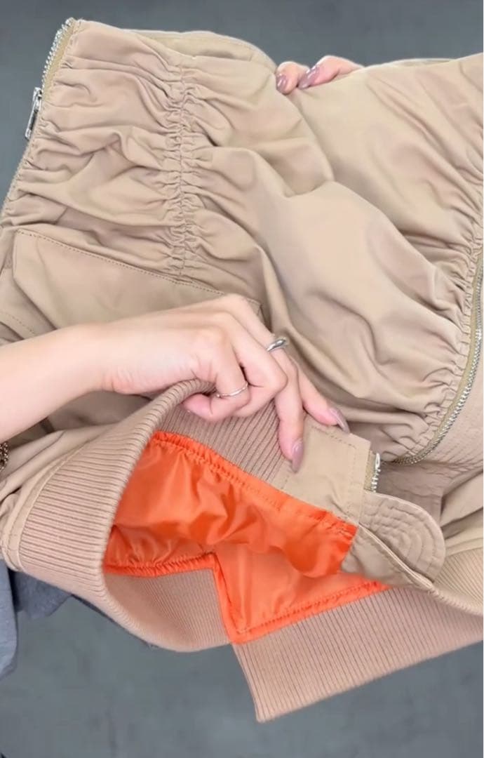 スカート MA-1 LIKE MINI SKIRT