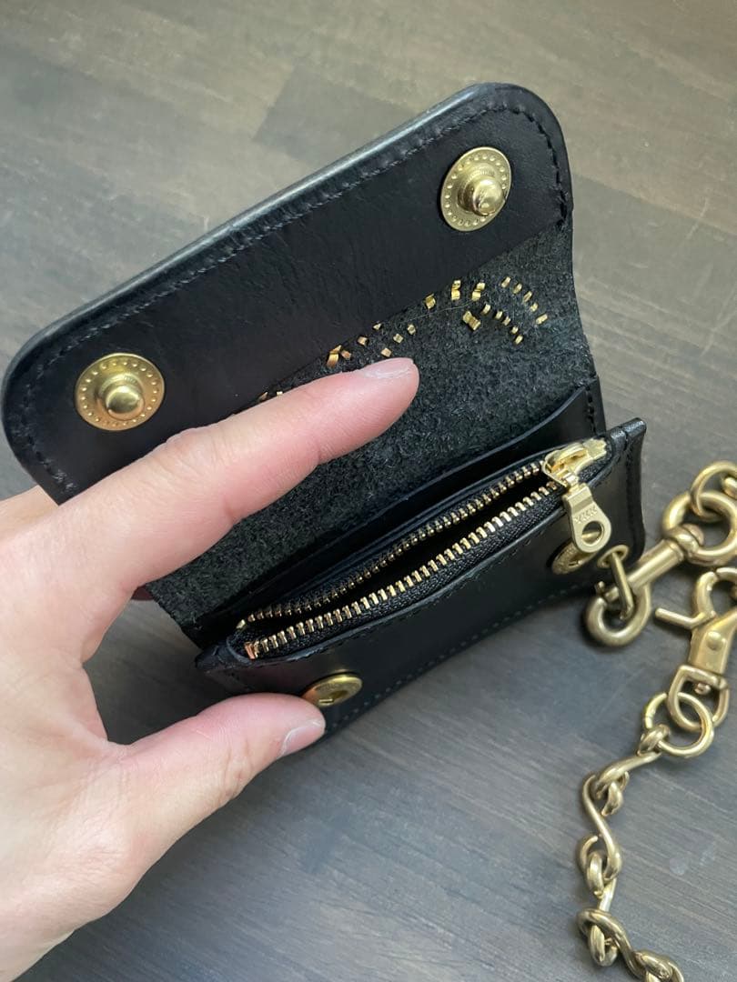 27日まで出品⚫︎ウォレットチェーン⚫︎トラッカーウォレット⚫︎キーフック　セット売り