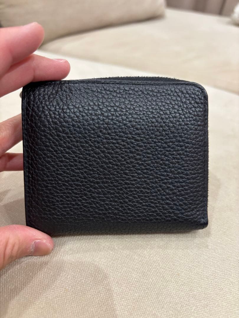 GANZO フレンチカーフ Lファスナー二つ折り財布