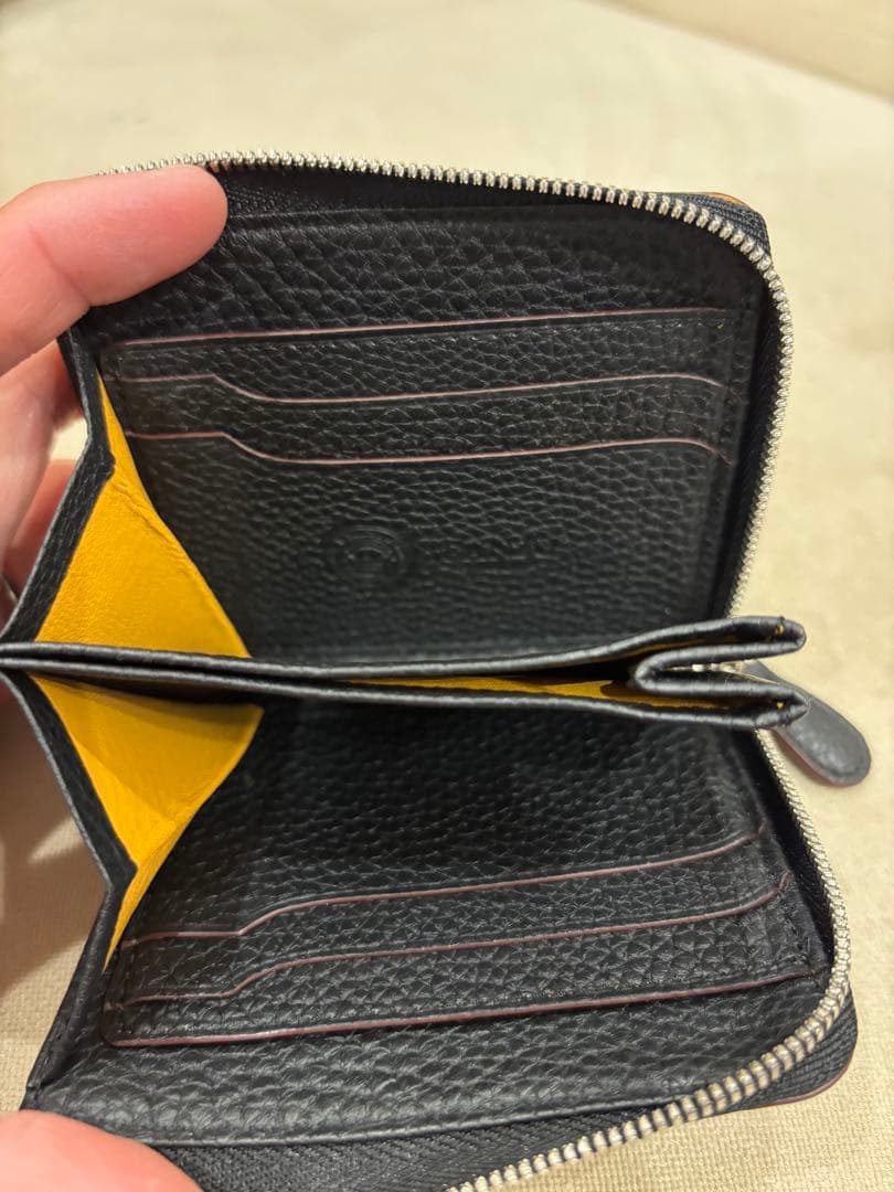 GANZO フレンチカーフ Lファスナー二つ折り財布