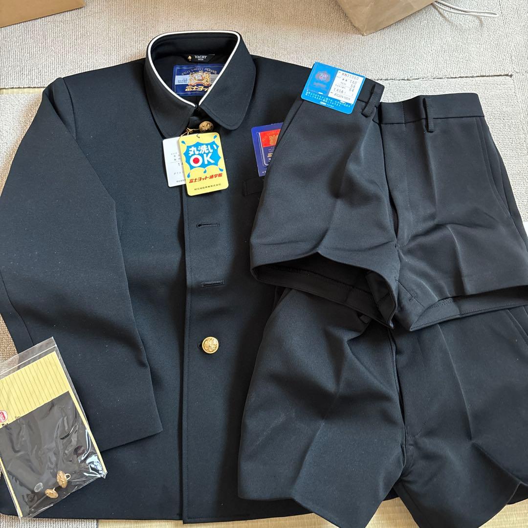 黒い学ラン 男 男児 サイズ140 ショートズボン2枚セット