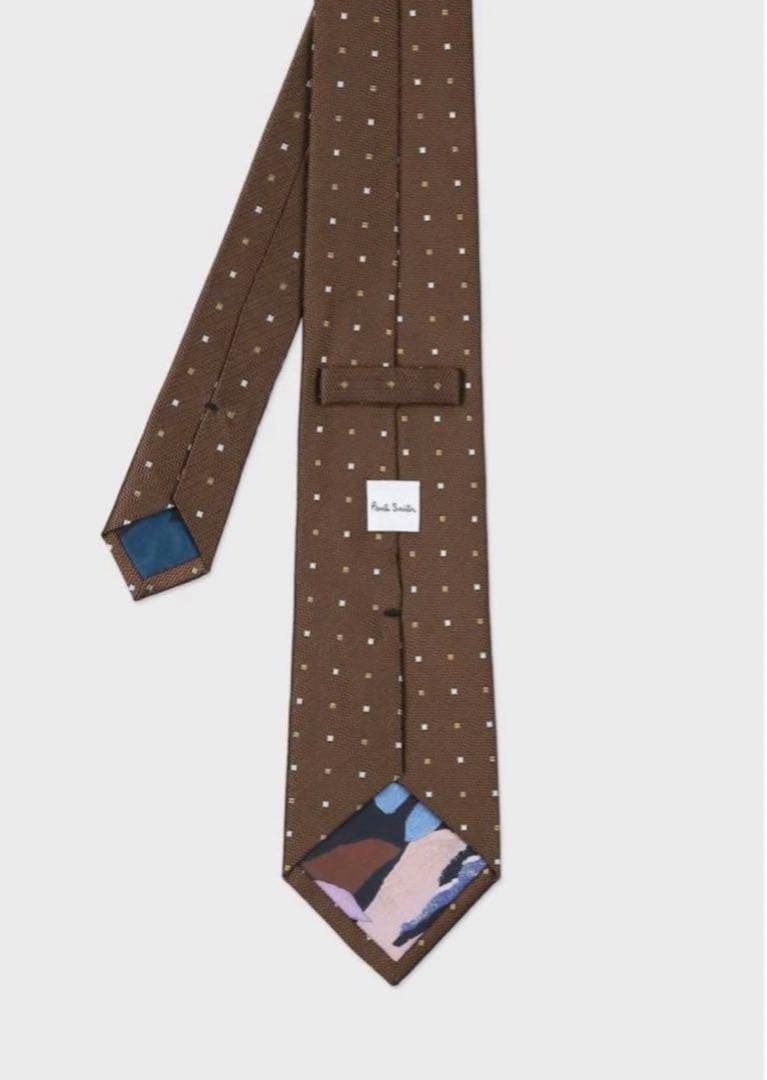 Paul Smith ブラウン ドット柄 ネクタイ