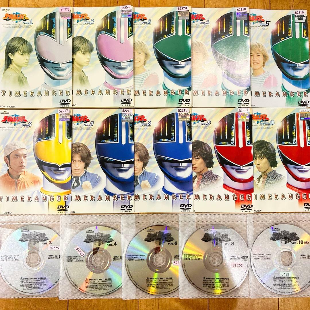 未来戦隊タイムレンジャー　全5巻セット　完結　DVD　特撮ヒーロー　匿名配送