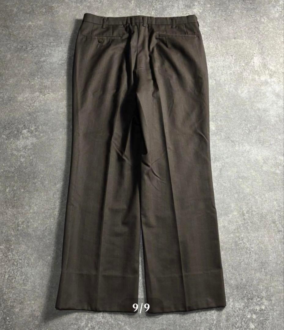 ヴィンテージセットアップ　ダブルスーツ　ウール　成人式　卒業式　ブラウ