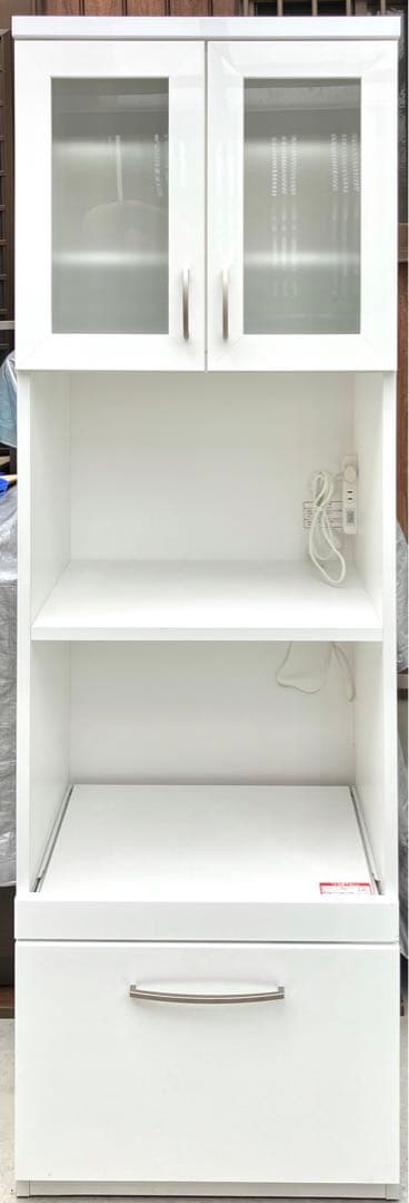 美品 NITORI ニトリ レンジボード コパン60 ホワイト 近距離配送