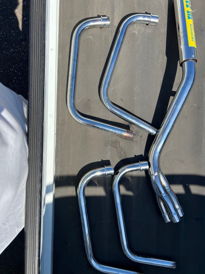 RPM Racing ステンレスエキゾーストパイプ 4点セット　ゼファー400