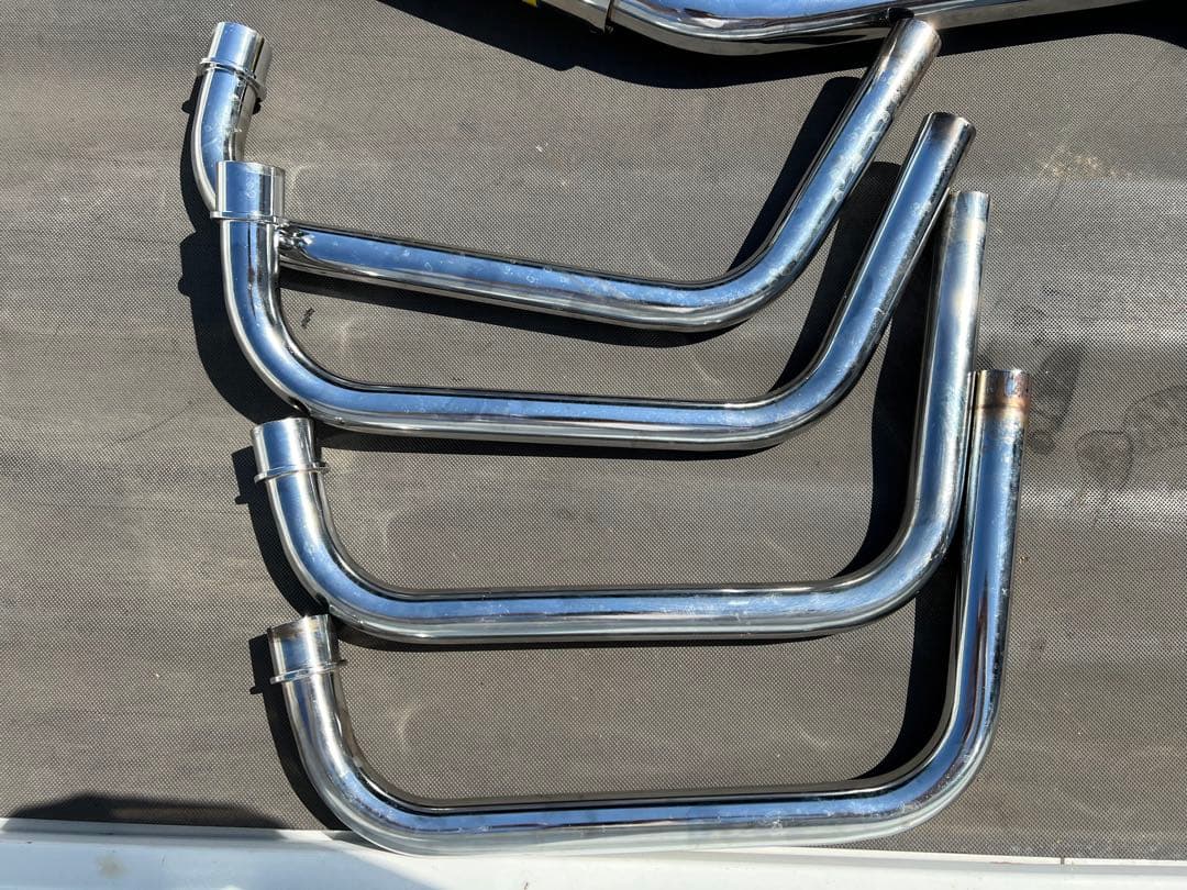 RPM Racing ステンレスエキゾーストパイプ 4点セット　ゼファー400