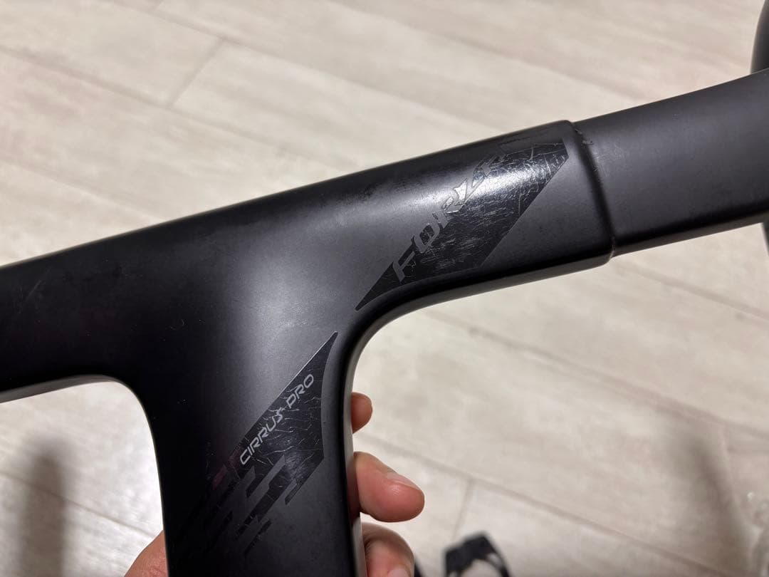 リドレー純正一体型カーボンハンドル+ヘッド小物　400mm