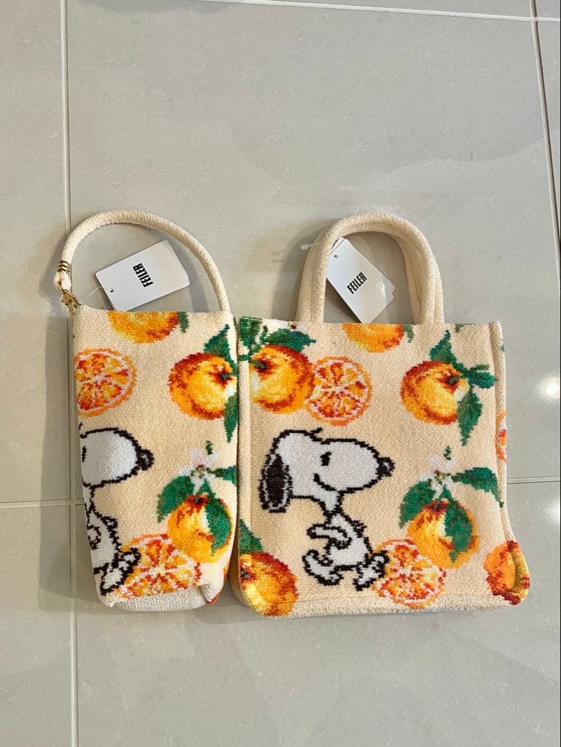 フェイラー スヌーピーネロリ　バッグ＆ペットボトルケース