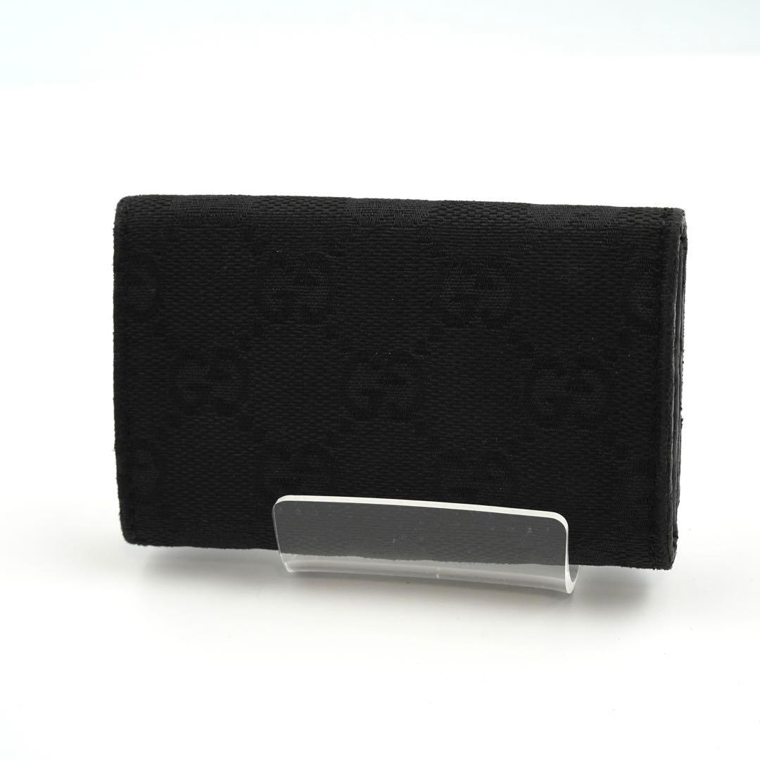 ✨プレゼント梱包✨　GUCCI キーケース　GGライン キャンバス 6連