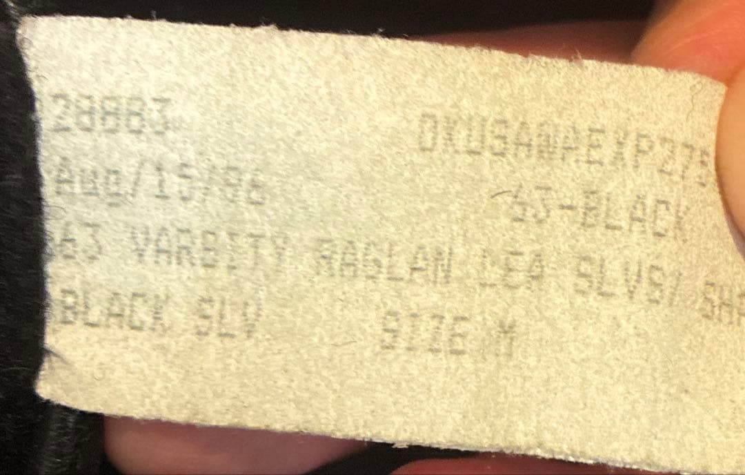 USA製 GOLDEN BEAR 袖レザー スタジャン アワードジャケット　黒