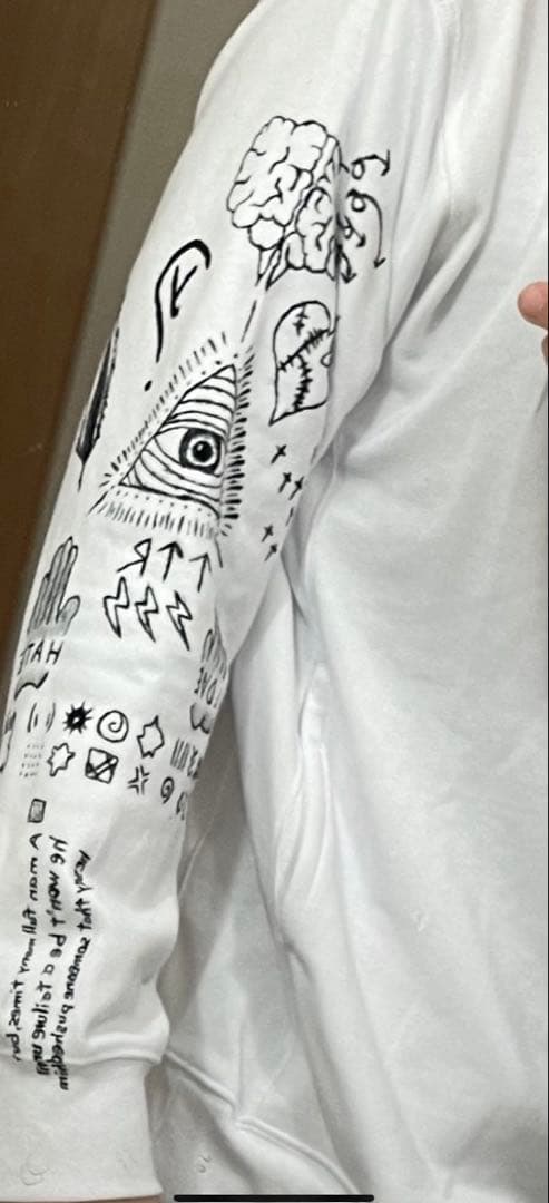 ワンオク Taka風 タトゥーパーカー