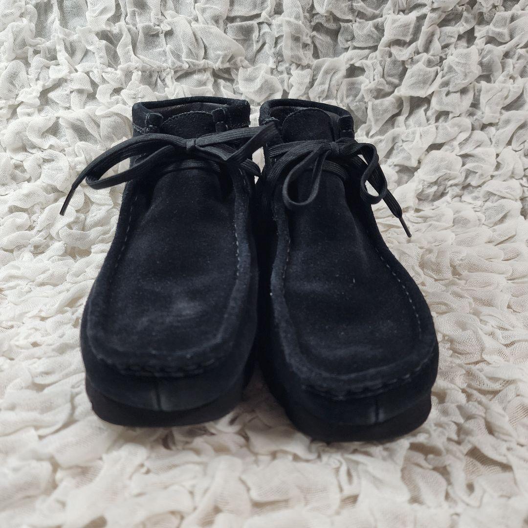 クラークス ゴアテックス レザー スエード ワラビー デザートブーツ モカシン