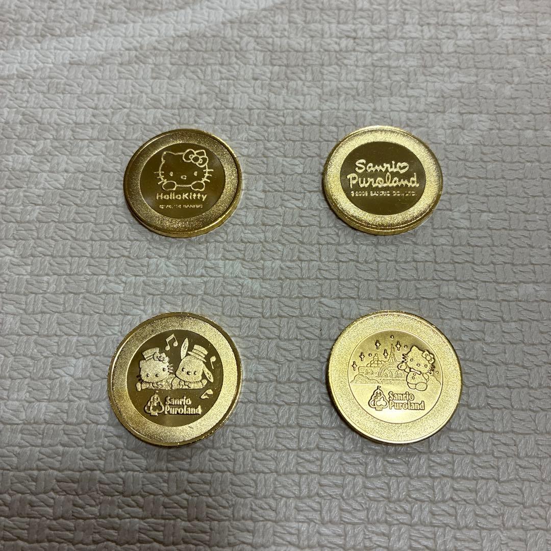 新品 記念メダル / サンリオピューロランド 4種セット / 茶平工業