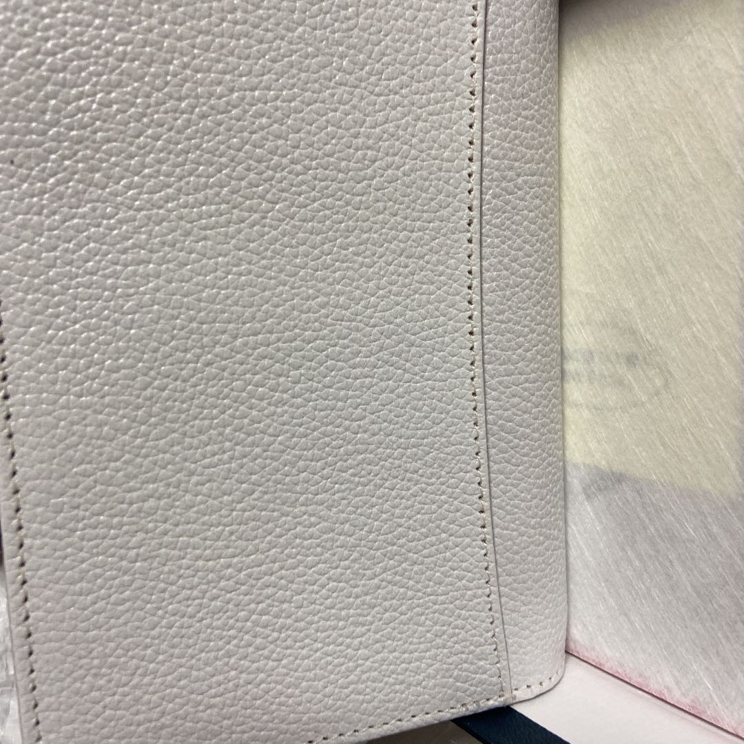 アシュフォード　システム手帳 M6 13ミリ　ホワイト　手帳