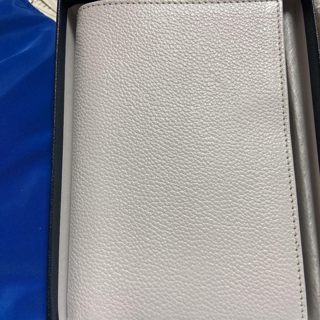 アシュフォード　システム手帳 M6 13ミリ　ホワイト　手帳