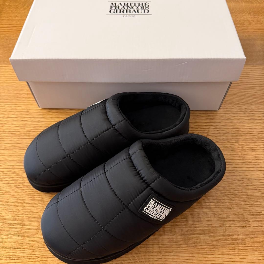 靴 MARITHE CLASSIC LOGO PADDED MULES