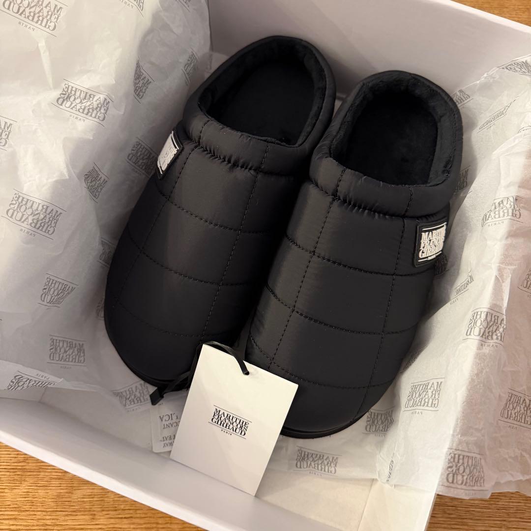 靴 MARITHE CLASSIC LOGO PADDED MULES