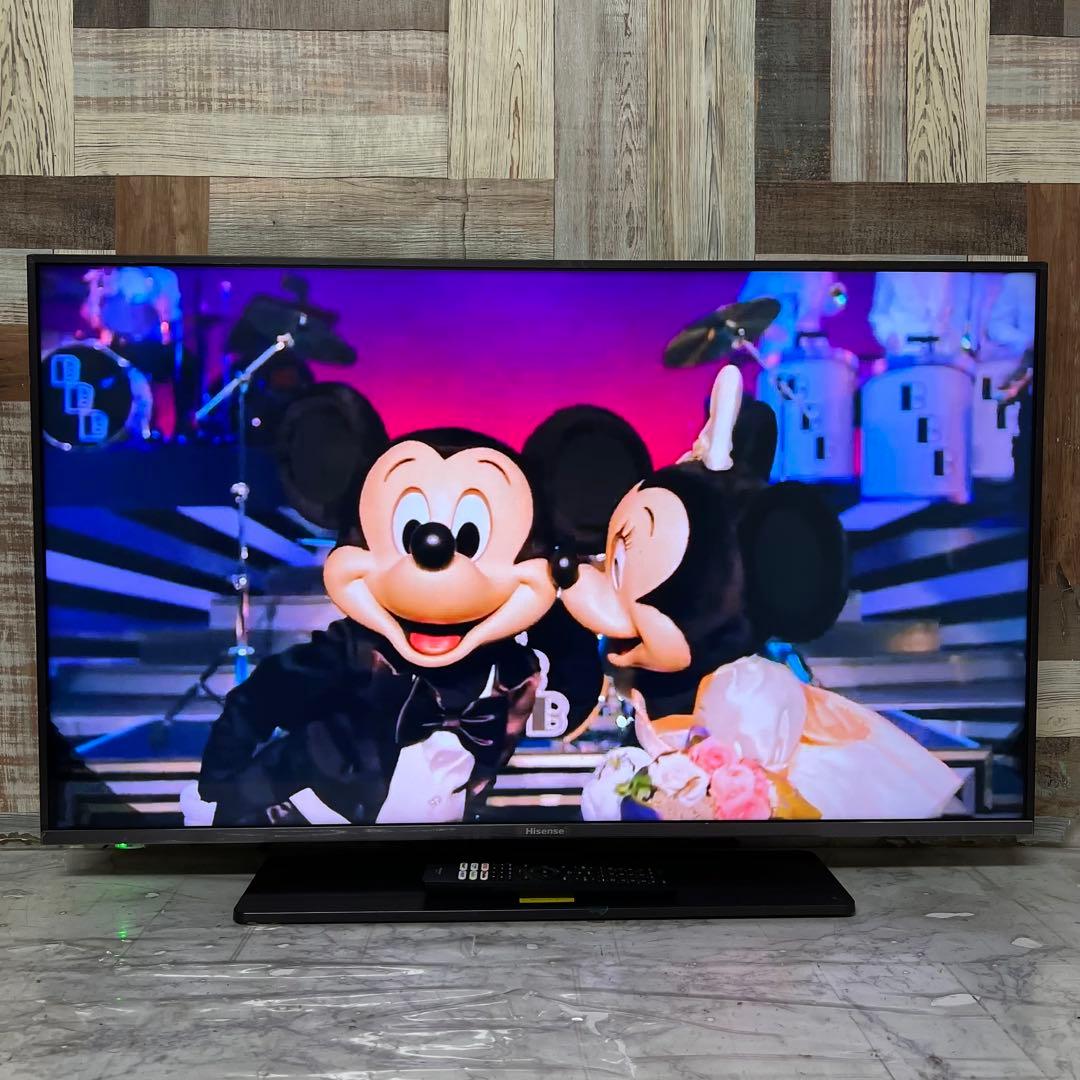 全国送料込❣️Hisense43型4Kチューナ内蔵YouTube.Netflix