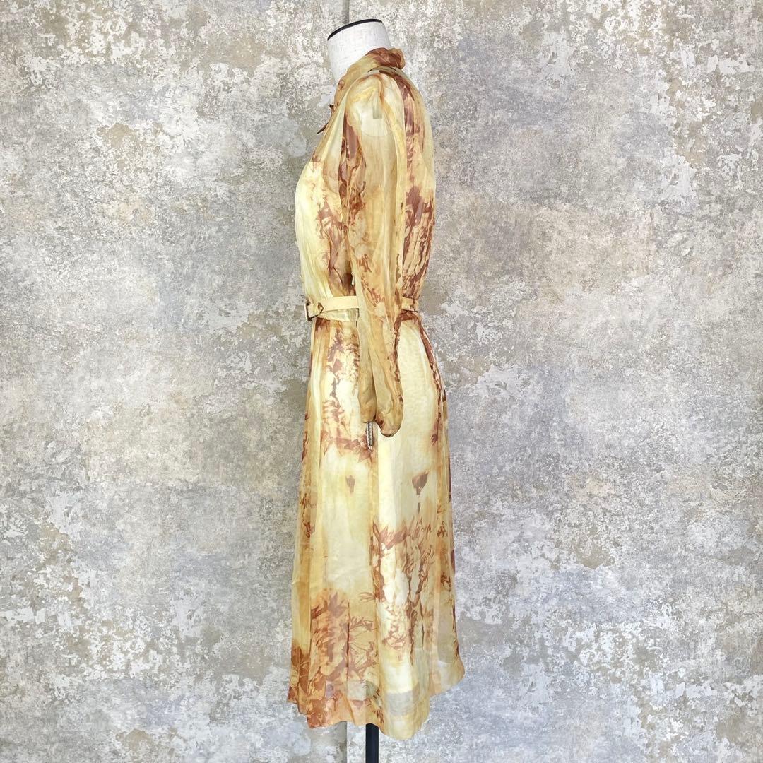 希少/美品● ジャンポールゴルチエ ワンピース インナー付き レース 花柄