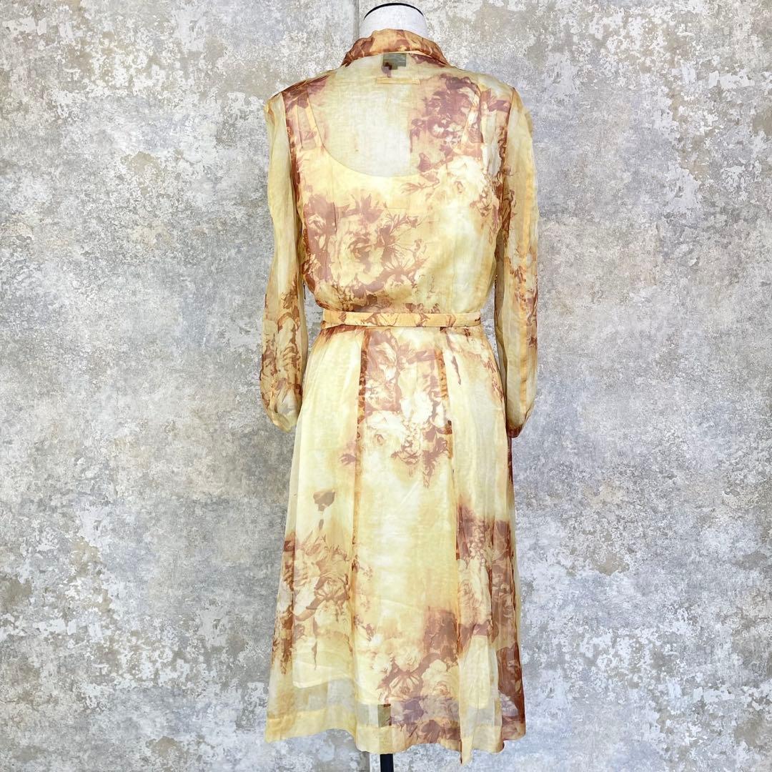 希少/美品● ジャンポールゴルチエ ワンピース インナー付き レース 花柄