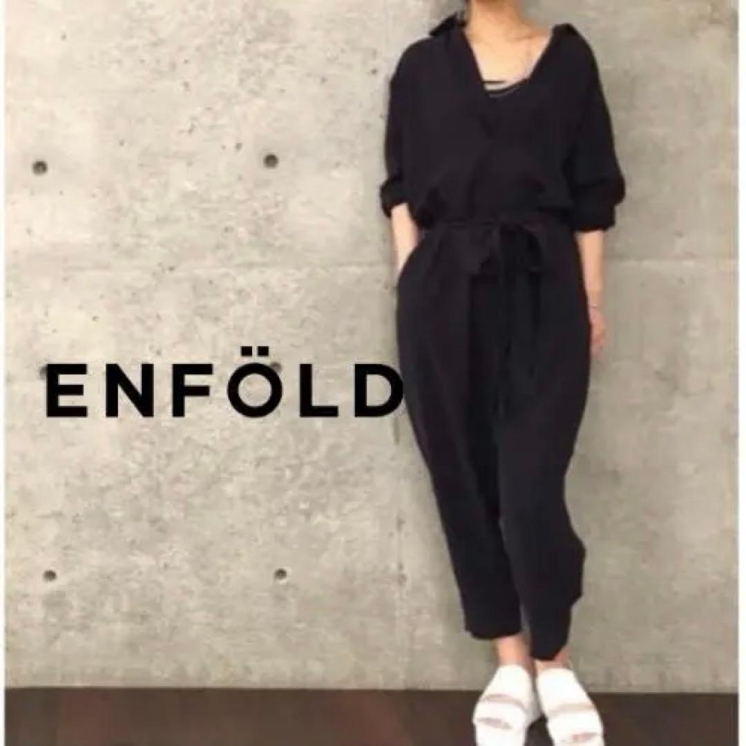 【ミッション】 ENFOLD ブラック オールインワン