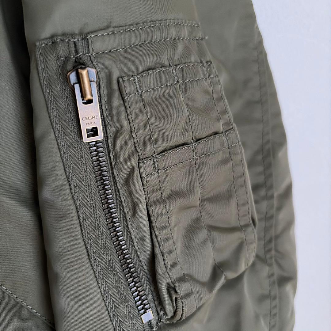 CELINE エディ期 ナイロンツイル ボンバージャケット M MA-1