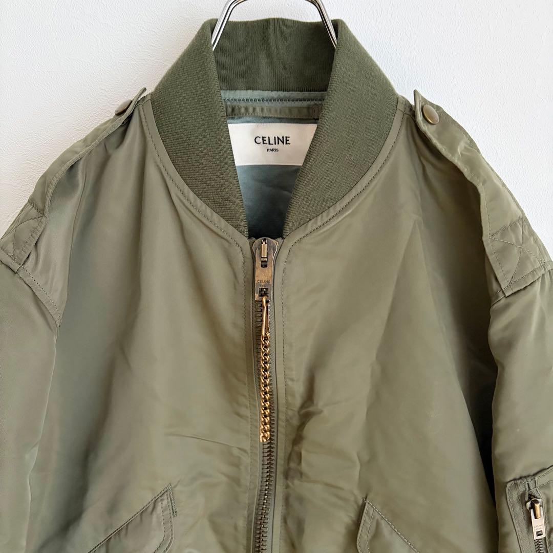 CELINE エディ期 ナイロンツイル ボンバージャケット M MA-1