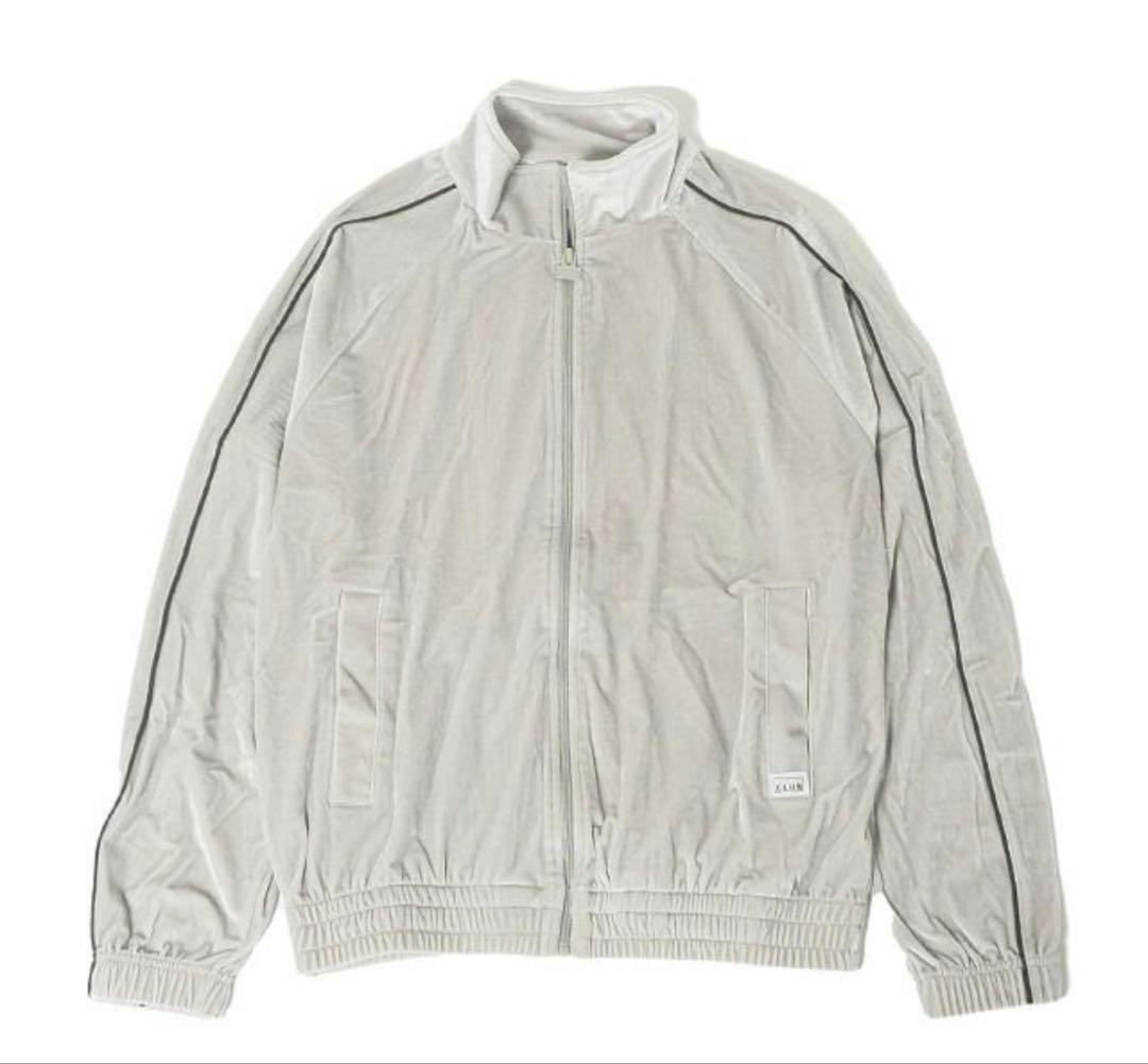 PRO CLUB ベロア　ライトグレー ジャージ