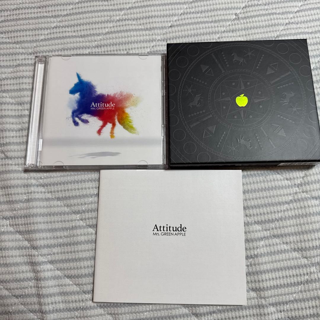 Mrs. GREEN APPLE Attitude 初回限定盤 CD DVD