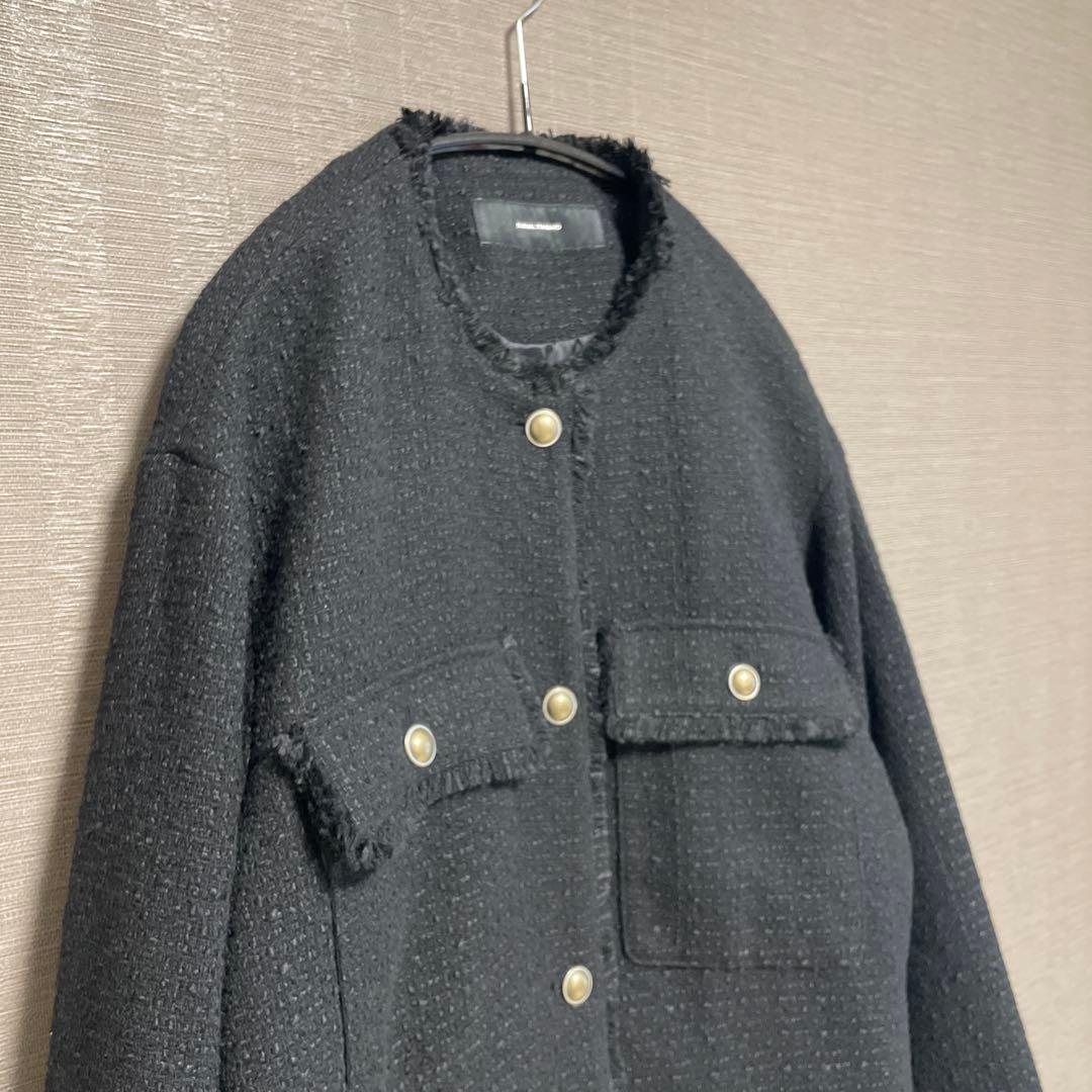 ジャーナルスタンダード クリアツイードジャケット　ブラック