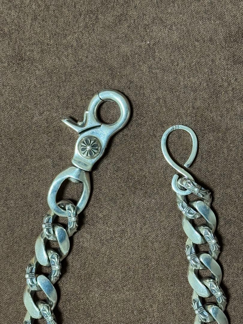 シルバー925 ファンシー ウォレットチェーン