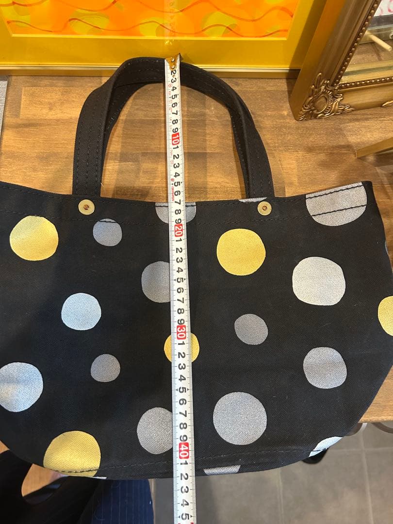 一澤信三郎帆布（京都）ドット柄トートバッグ