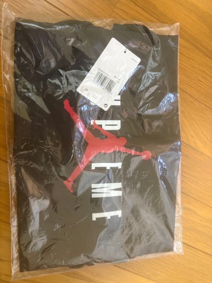 SUPREME ジャンプマン、ブラック Drawstring Backpack