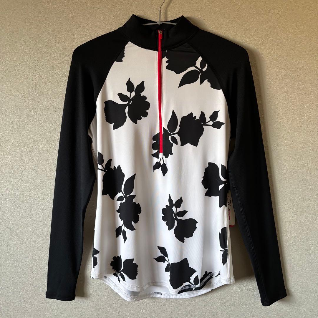 新品タグ付き JOFIT ジョーフィット ゴルフ シャツ 長袖 XS 花柄
