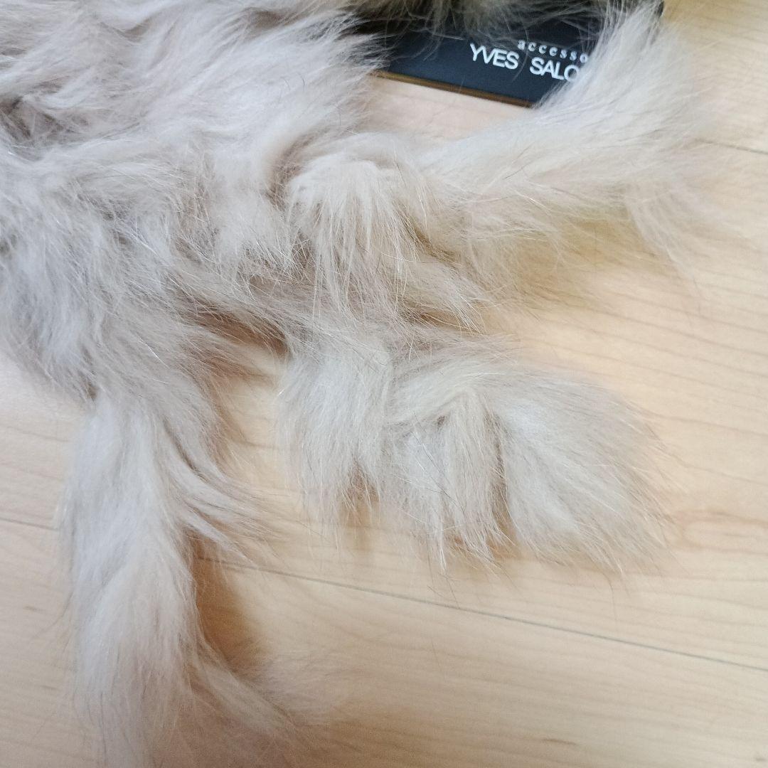 新品未使用LE CIEL BLEUフランス製フォックスファーストール