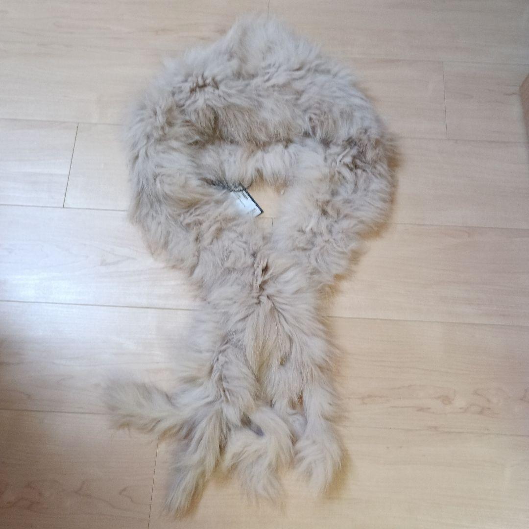 新品未使用LE CIEL BLEUフランス製フォックスファーストール