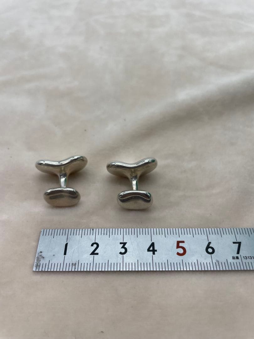 【Tiffany】エルサ・ペレッティ ビーン デザイン カフス　925シルバー