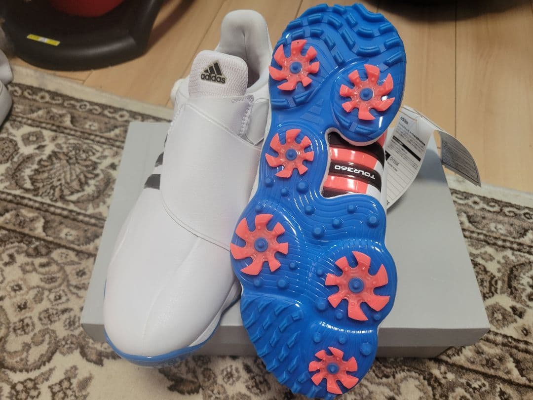 とーこーさん専用　adidas ホワイト ゴルフシューズ