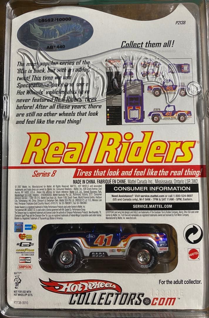 ミニカー Hot Wheels RLC Real Riders Baja Bruiser