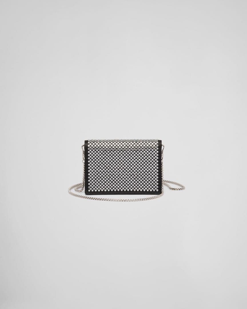 prada ミニバッグ ショルダー カードケース スワロフスキー