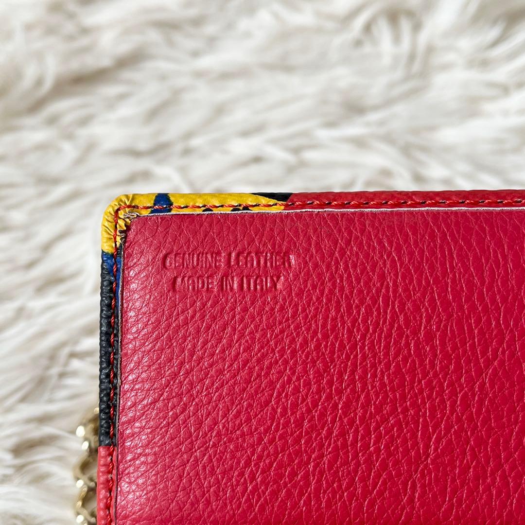 新品✨ヴィヴィアンウエストウッド　長財布　LOGOMANIA RED 32738