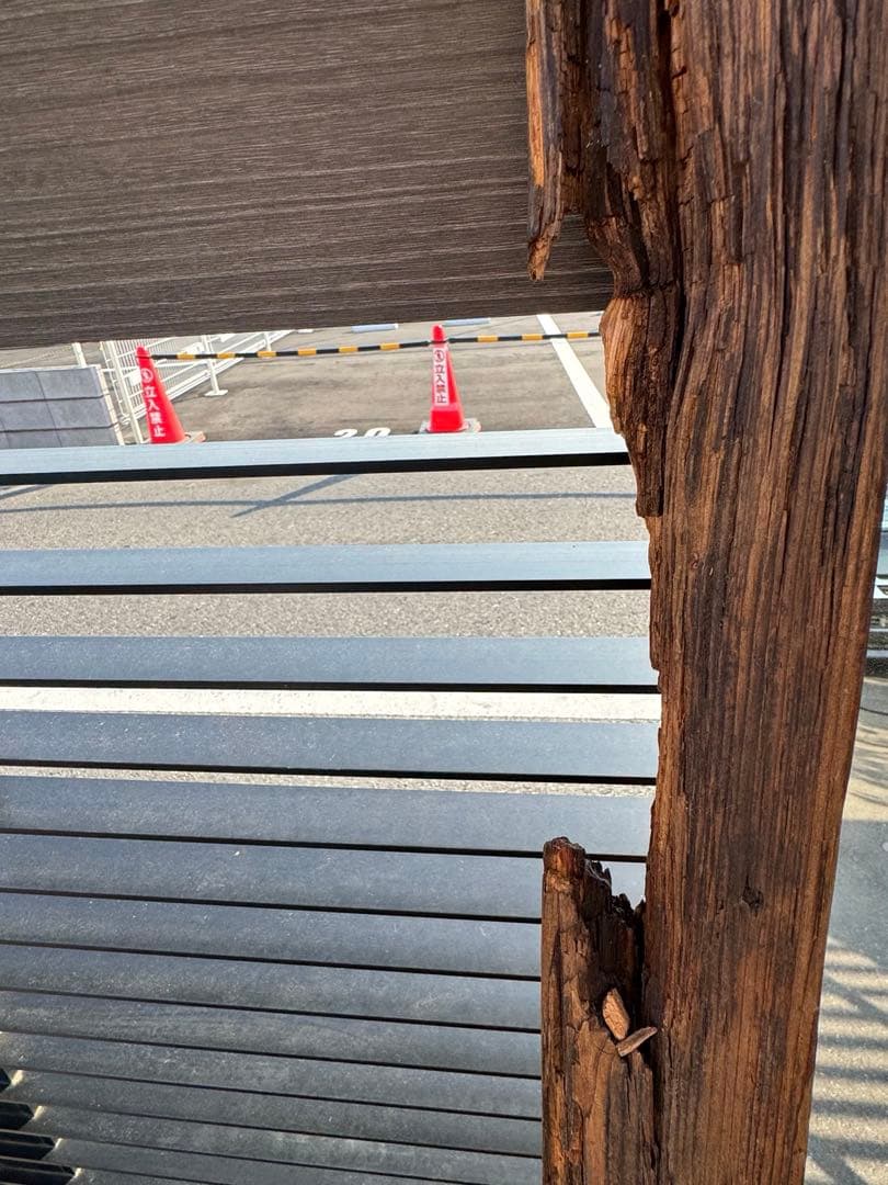 引き渡し限定❗️大型スタンドミラー 木製フレーム ダークブラウン