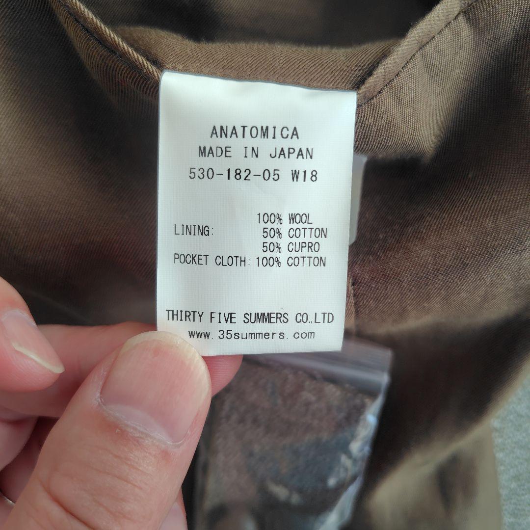 ジャケット・アウター ANATOMICA DUNN JACKET SADDLE TWEED 38