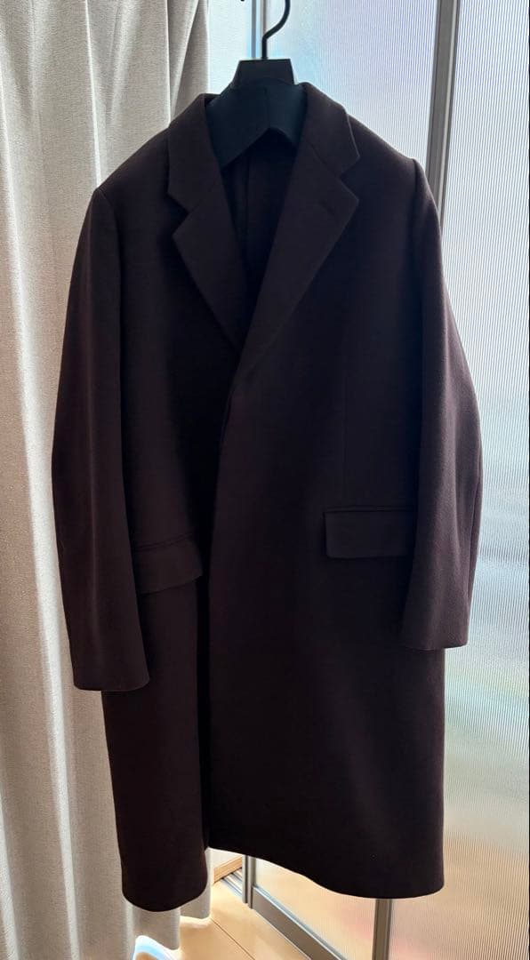 ジャケット・アウター AURALEE MELTON CHESTERFIELD COAT 4