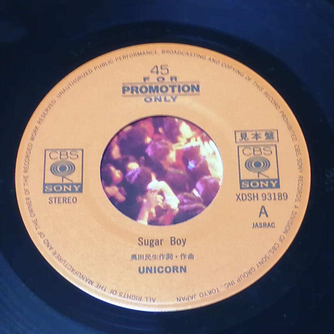 （７）ユニコーン／ＳＵＧＡＲ　ＢＯＹ　プロモ盤／奥田民生